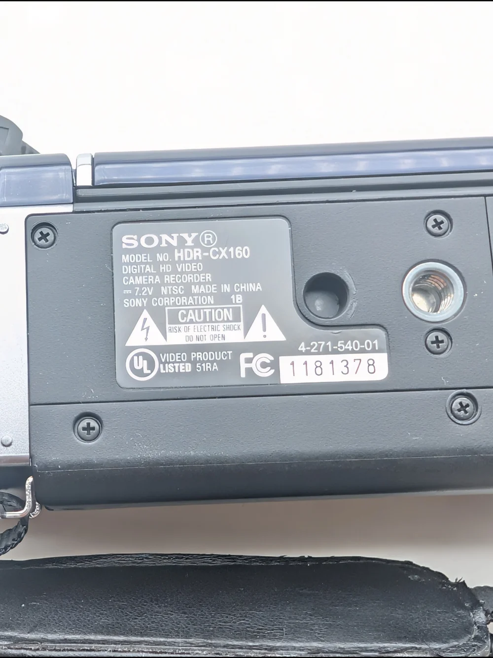 Sony Handycam HDR-CX160 Camcorder 42x Zoom Video Camera Original Battery/Charger